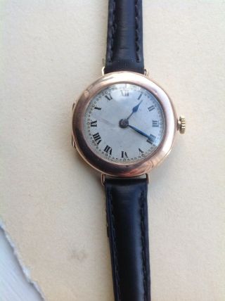 Vintage Antique Solid 9ct Gold Ladies Rolex Watch