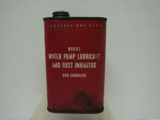 Vintage Montgomery Wards Water Pump Lubricant And Rust Inhibitor