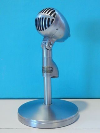 Vintage Rare 1930s Shure 560 Microphone And Stand Antique Electro Voice Deco Old