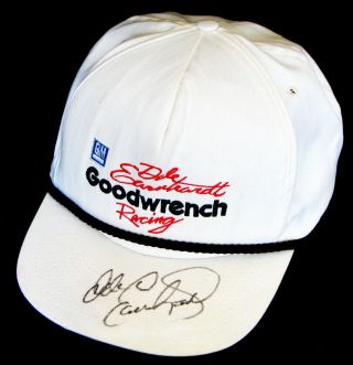 Wow Dale Earnhardt Sr Signed Hat Cap Psa/dna Loa