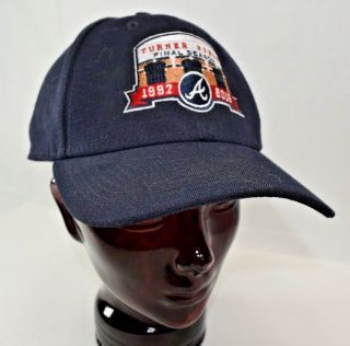 Atlanta Braves Turner Field Final Season Patch Era Strapback Hat Cap