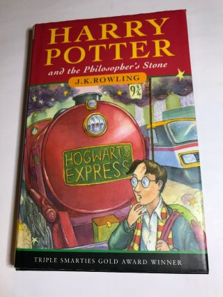 Harry Potter & The Philosopher’s Stone - Jk Rowling Hb 1st Ed/27th Print With Dj