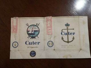 Cuter - Argentina Cigarette Pack Label Wrapper