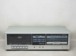 Vintage Sanyo Rd - S28 Stereo Cassette Deck Great