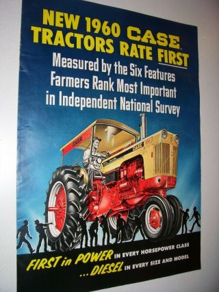 Vintage Ji Case Advertising - 430 - 930 Tractors & Case O Matic Drive - 1960