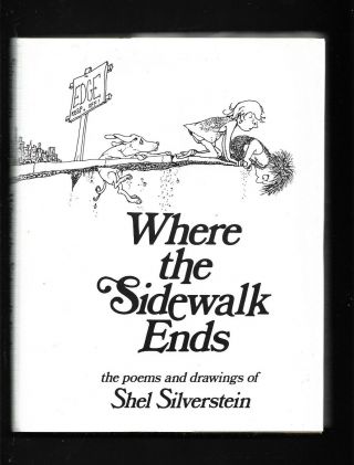 Where The Sidewalk Ends By Shel Silverstein Hc W/dj 1974