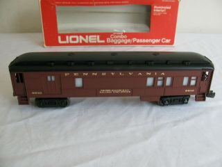 Vintage Lionel Trains O/O - 27 Lighted Pennsylvania Combine Passenger Car 6 - 9510 3