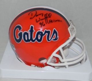 Danny Wuerffel Signed Autographed Florida Gators Mini Helmet W/ 96 Heisman
