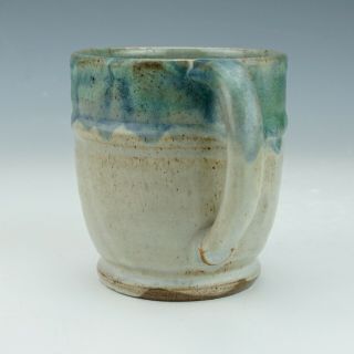 Vintage Upchurch Pottery - Arts & Crafts Drip Glaze Tankard Mug - Unusual 2