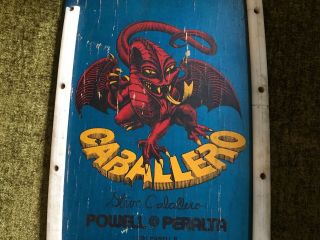 Vintage Powell Peralta Caballero Dragon Og Rider Complete 1985 Warped Skateboard