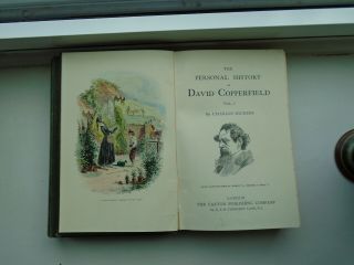 Vintage Dickens David Copperfield Vol 1&2 Caxton The London Edition Illustrated 3