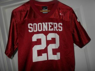 Oklahoma Sooners Ncaa Football Jersey Pre - Owned Youth Size Small 8 - 10