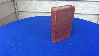 Vtg American Bible Society Holy Bible Pocket Leather Portfolio Style 1874