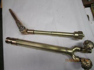 Vintage Victor Oxygen/acetylene Cutting Torch With Adjustable Head & Tip