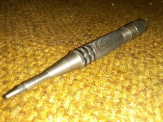 Vintage Lufkin No.  1671a Automatic Center Punch 3