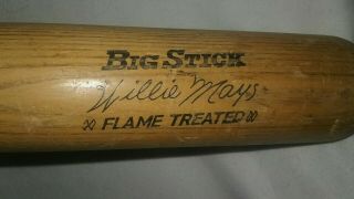 Vintage Baseball - Bat Hall Of Famer " Willie Mays " Adirondack Big Stick