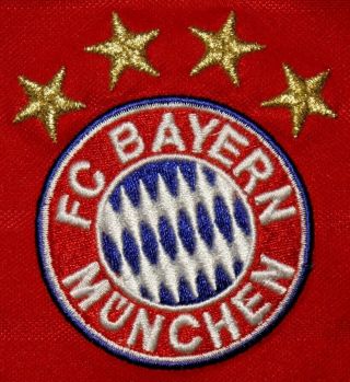Youth Euc Red Adidas Fc Bayern Munchen Soccer Jersey Size L