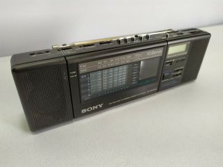 Sony Wa - 8000 Mkii Cassette Recorder Player Radio Fm - Mw - Sw 10 Bands Vintage