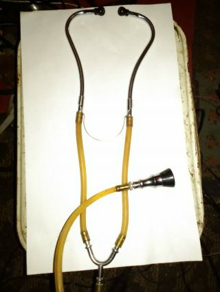Vintage Medical Stethoscope B - D Fleisher Stethoscope