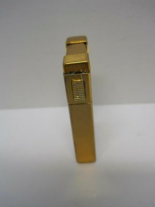 Vtg ELGIN AMERICAN Brushed Gold - Tone Cigarette Lighter w/ Shriner Logo (12) 2
