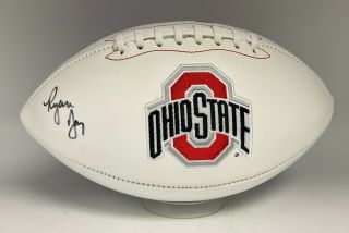 Ryan Day Signed Full Size Ohio State Football Auto Beckett Bas Witnessed