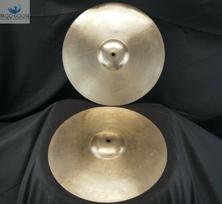 Made In Germany Vintage 1960s Paiste By Ludwig Hi Hat Set