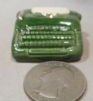 Vintage Arcadia Ceramics Single Mini Typewriter Salt Shaker