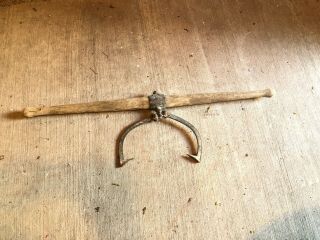 Vintage Two Man 48” Logging - Timber - Railroad - Ice Tongs Carrier,  Lift Hook