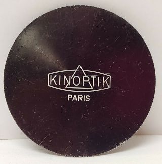 Kinoptik Paris 70mm Lens Cap Vintage Metal Screw - In