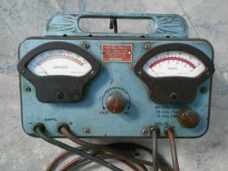 Vintage Sun Electric Volt Ampere Tester Model C 33770 Vat