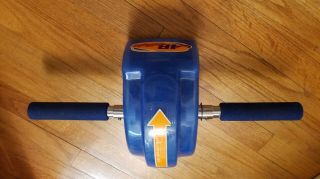 Vintage Ab Slide Home Gym Abdominal Core Exercise Fitness Roller 4 Wheels