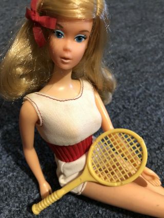 Vintage 1974 MOVING BARBIE doll 1964 Mold Body Tennis Sneakers Collector 2