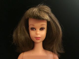 Vintage Barbie Francie Brunette Straight Leg Doll Lower