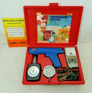 Vintage Timing Light,  Vacuum Gauge,  Dwell Meter & Compression Gauge Kit.