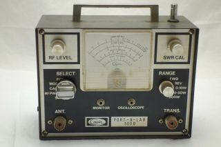 Vintage Courier Port - A - Lab 500d Cb/ham Tester Radio Test Meter