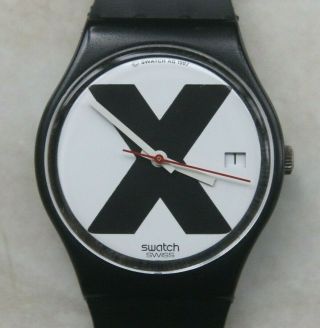 Swatch Gb406 - X - Rated / Ag1987 - Vintage / Collectables