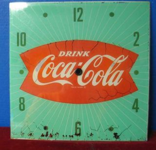 Vintage Pam Clock Advertising Dial Drink Coca Cola