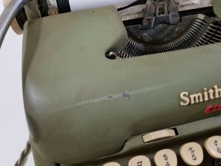 Vintage Smith Corona 5TE Electric Typewriter Seafoam Green Restoration/Repair 2