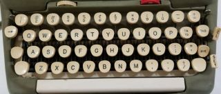 Vintage Smith Corona 5TE Electric Typewriter Seafoam Green Restoration/Repair 3