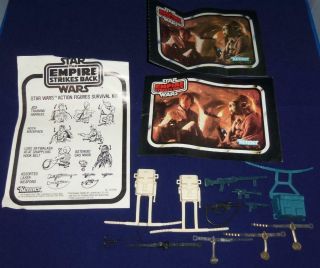 Vintage 1980 Kenner Star Wars Mail Away Hoth Survival Kit Complete W/ Paperwork