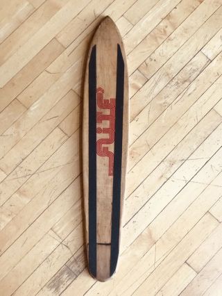 Nos Vintage Flite Slalom Skateboard Deck 36” 1977 Undrilled