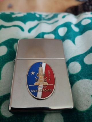 Chile Conceptcion Zippo 2015 Never Been Fueled Or Fired As