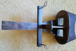 Antique 3d Victorian Wood And Metal Stereo Viewer Stereoscope