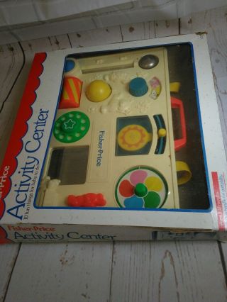075380011359 Fisher Price 1135 Activity Center Baby Vintage In Open Box