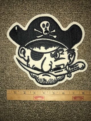 School Mascot True Vintage Pirate Letterman Embroidered Patch