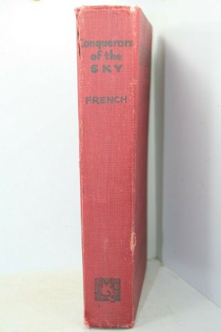 1932 Conquerors of the Sky Introduction by Amelia Earhart Hardcover 2