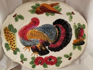 Vintage Turkey Platter Vimax Italy No.  203