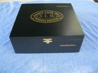 Saint Luis Rey Black Churchill Empty Cigar Box