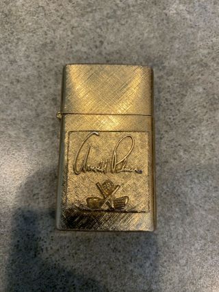 Vintage Arnold Palmer 14k Gold Plated Lighter
