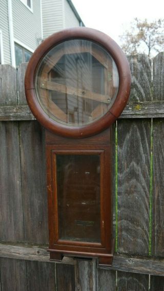 Antique Seth Thomas No.  2 Weight Regulator Wall Clock Case Parts/project